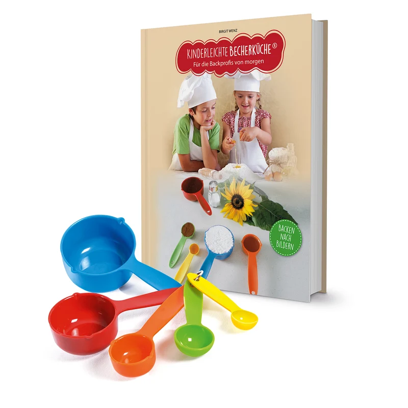 Rezeptbuch mit Messbecher-Set - Band 1: Für die Backprofis von morgen (DIN-A5)