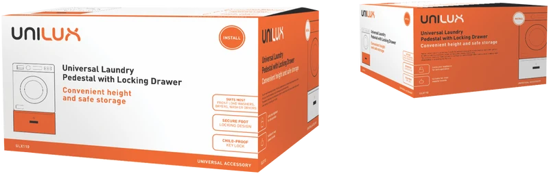 Unilux Laundry Pedestal With Lock
