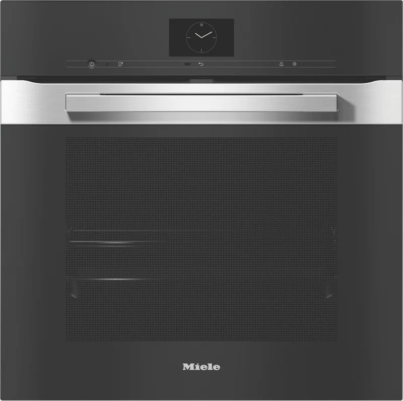 Miele 60cm Pyrolytic Oven with Moisture Plus and Rapid Cooling Function, CleanSteel