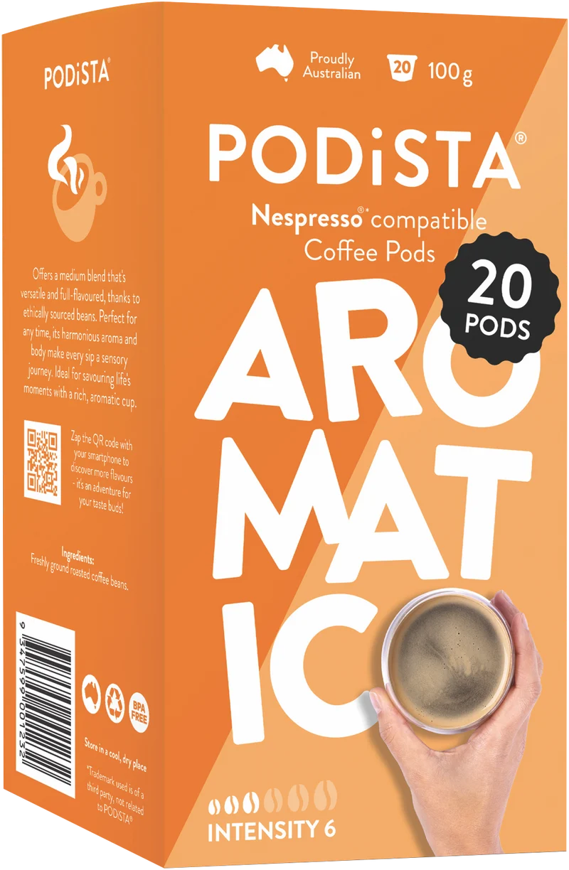 PODiSTA Aromatico Coffee Pods, 20pk