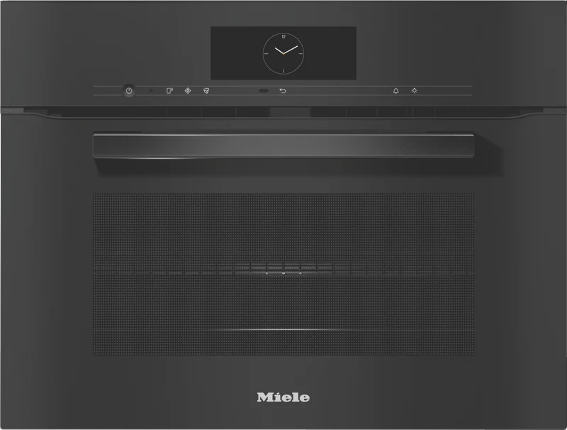 Miele VitroLine Combination Oven, Obsidian Black