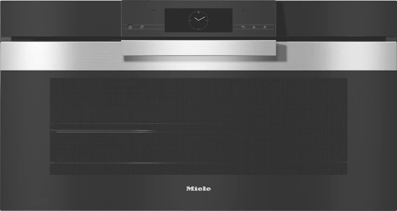 Miele 90cm Pyrolytic Oven with Moisture Plus, Crisp Function and Integrated Camera, CleanSteel