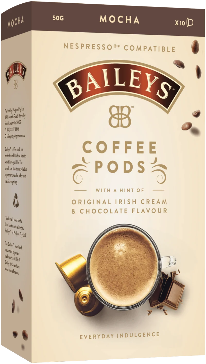 Baileys Mocha Coffee Pod 10 Pack