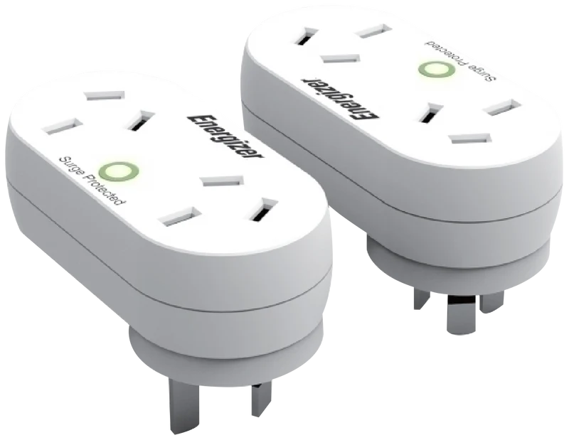 Energizer Power Adapter with Surge Protection 2 Pack