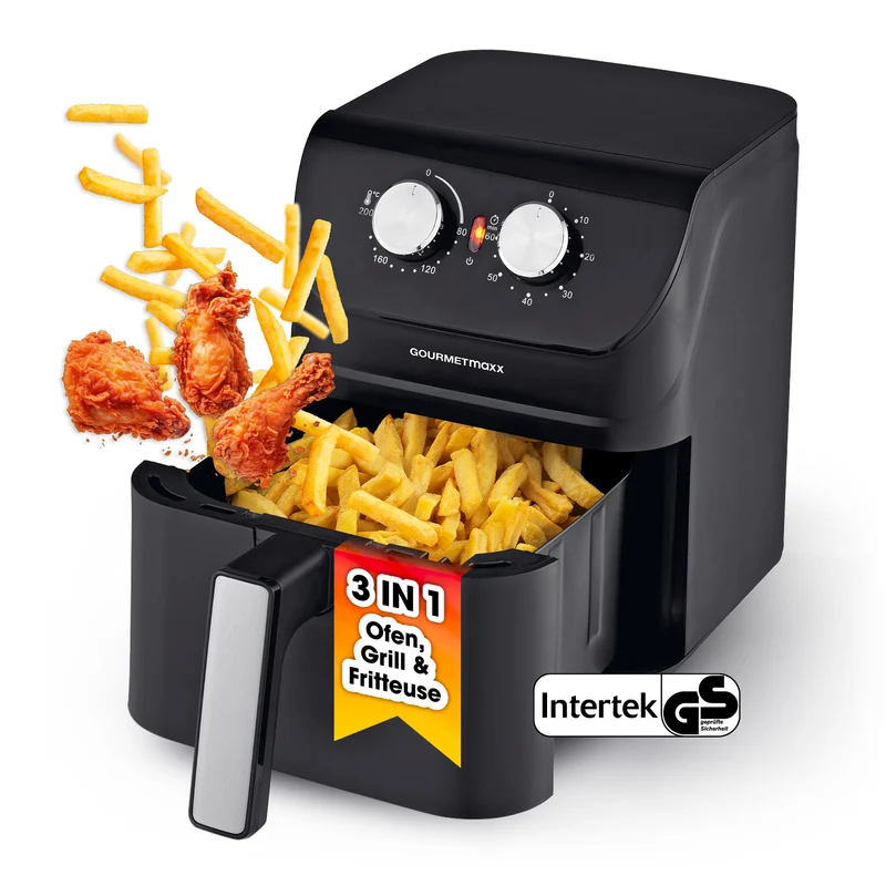 Heißluft-Fritteuse mit 4 Litern - 1400 Watt