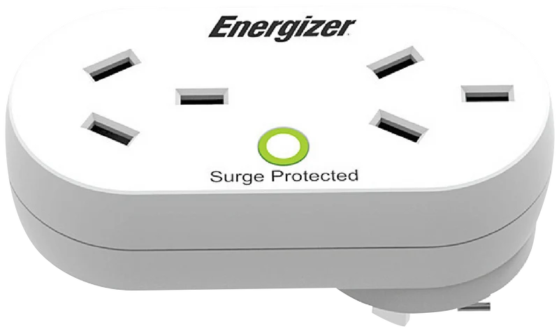 Energizer Double Power Adapter with Surge Protection