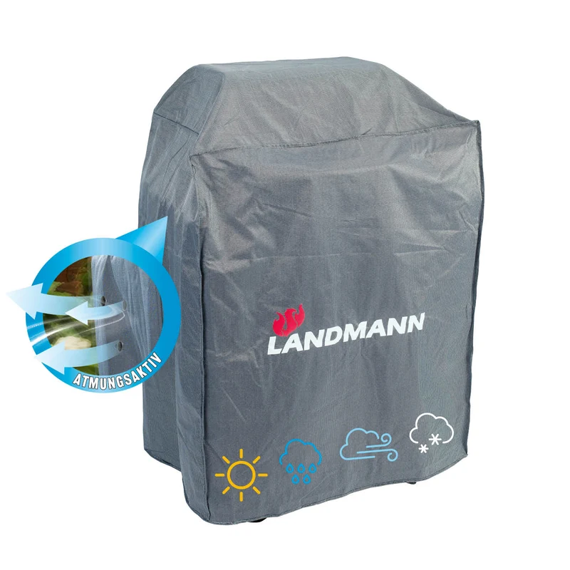 Wetterschutzhaube Premium - 55 x 117 x 90 cm - grau