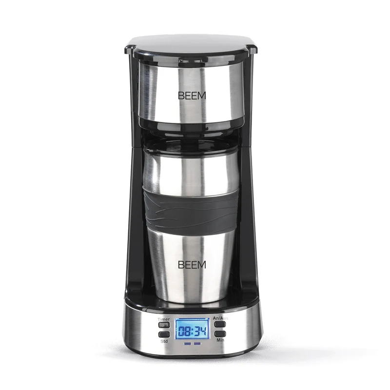 Single-Kaffeemaschine Thermo2Go - 750 Watt - Edelstahl/schwarz