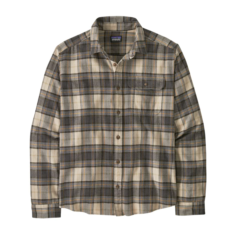 PATAGONIA M's L/S LW Fjord Flannel Hemd aus Baumwolle