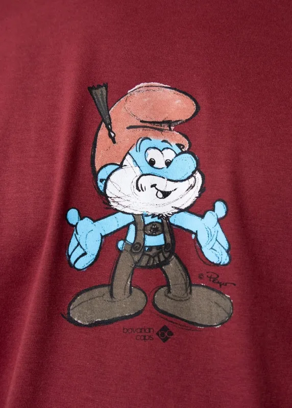 BAVARIAN CAPS Papa Schlumpf Bio-Baumwolle T-Shirt