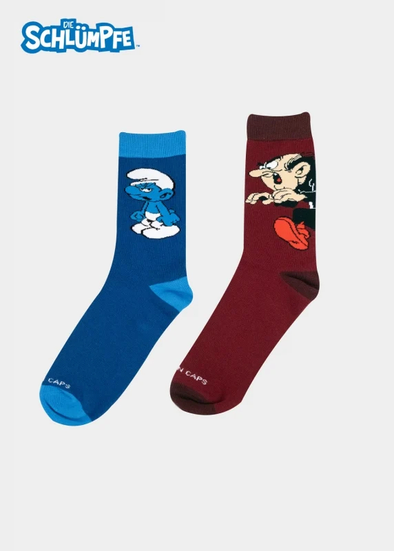 BAVARIAN CAPS Sockenbox Schlümpfe – 2 Paar Socken