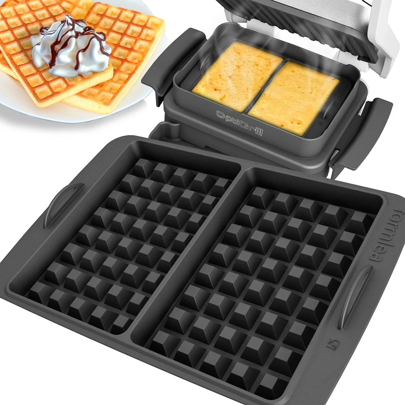 ZauberFry | Waffeleinsatz für Tefal OptiGrill Standard, 4in1, 2in1, Elite, Plus+