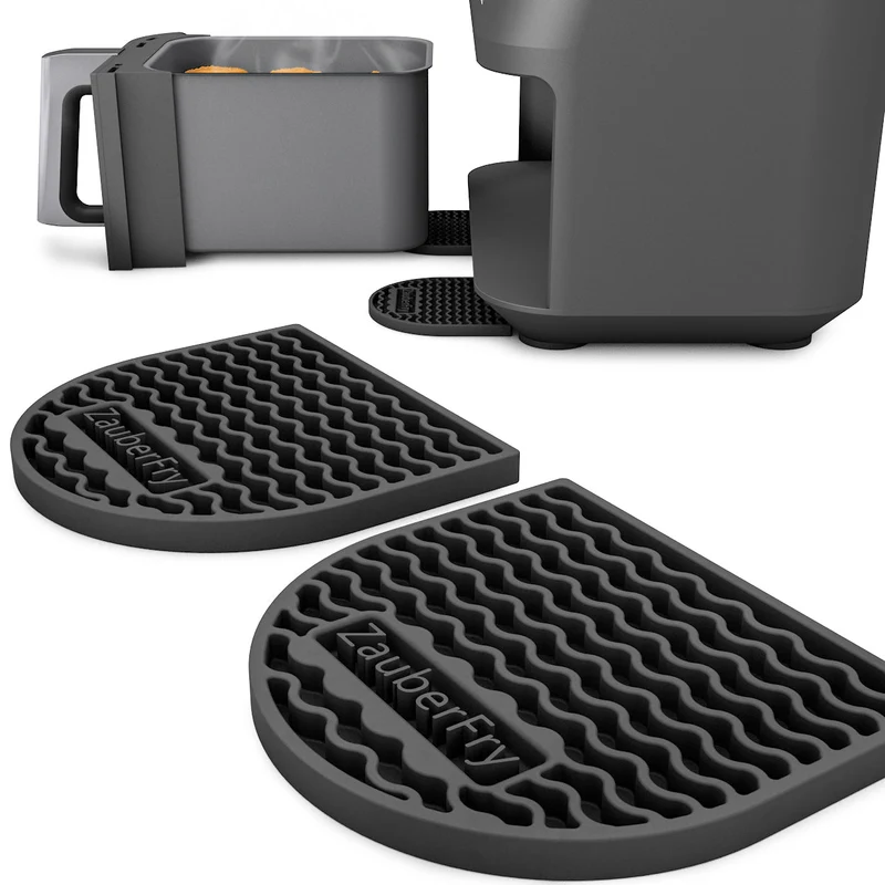 ZauberFry | Silikon Untersetzer für Ninja AF300EU, AF400EU, AF451EU, AF500DE, SL400EU (2er-Set)