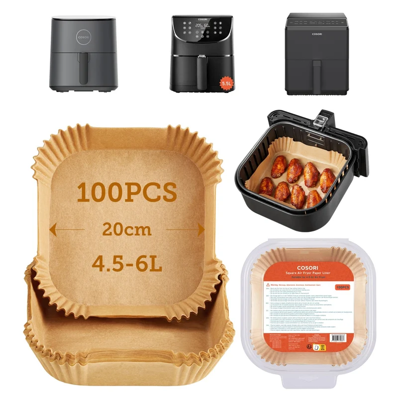 COSORI Backpapier für Heißluftfritteuse 4.5-6L