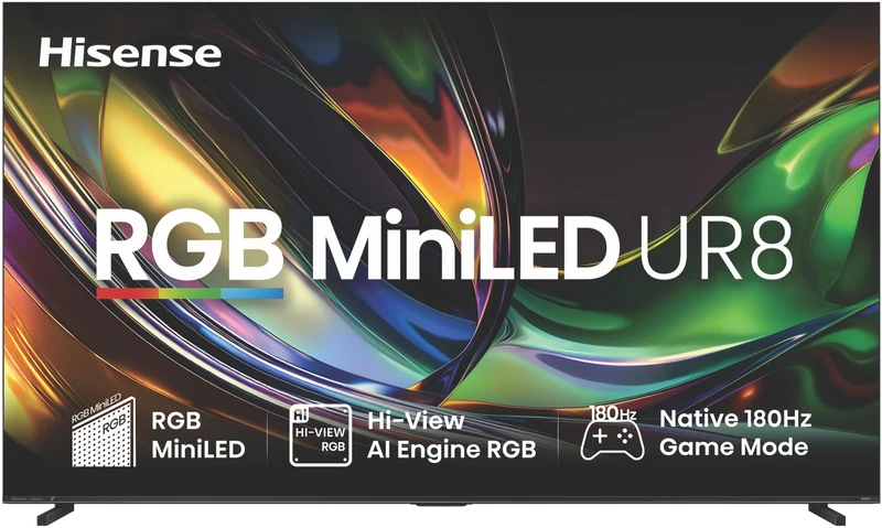 Hisense 100" UR8SAU 4K RGB MiniLED 180Hz Smart AI TV 2026