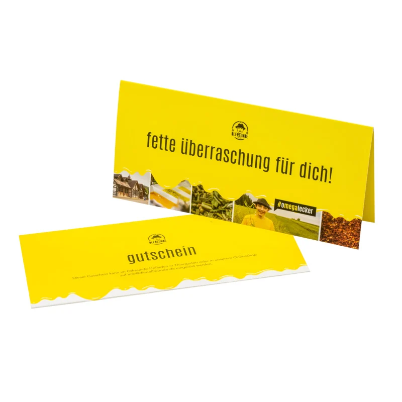 Geschenkgutschein Karte