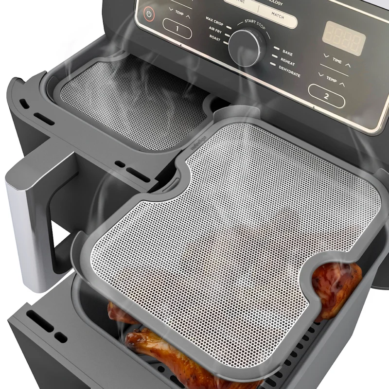 ZauberFry | Spritzschutz kompatibel mit Ninja Foodi MAX Dual Zone (2er-Set)
