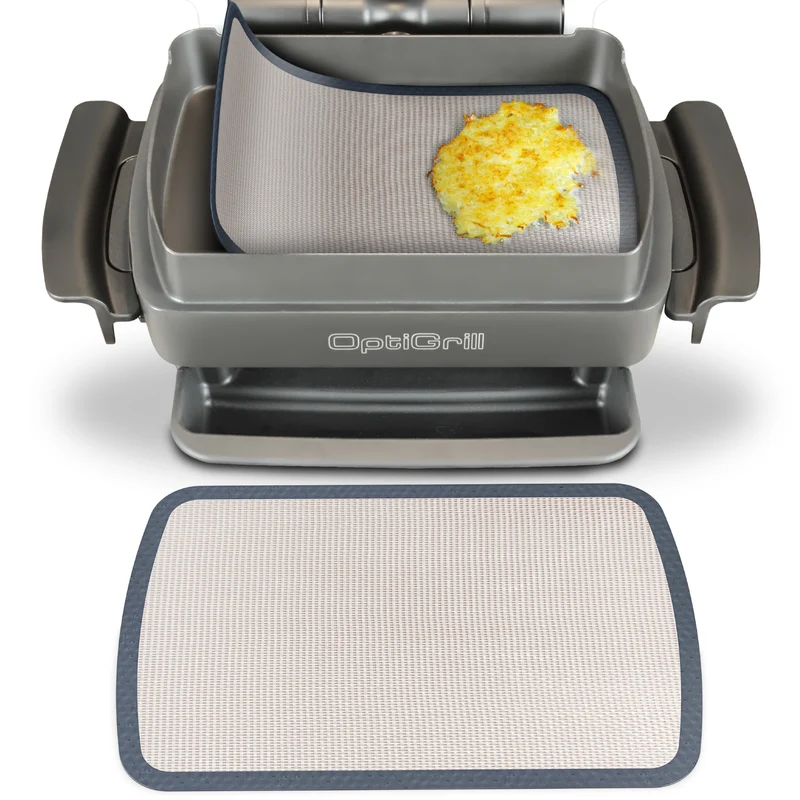 ZauberFry | Dauerbackmatte aus Silikon kompatibel mit Tefal OptiGrill