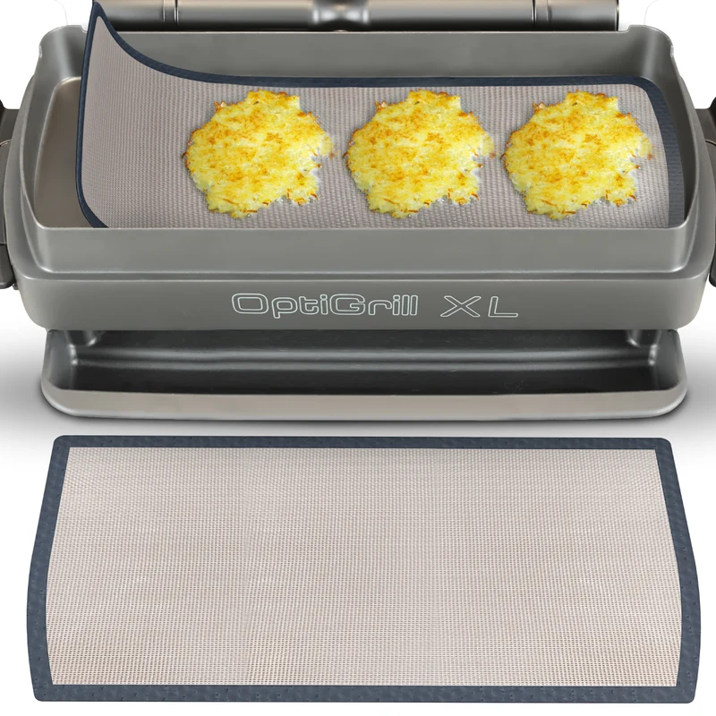 ZauberFry | Dauerbackmatte aus Silikon kompatibel mit Tefal OptiGrill XL
