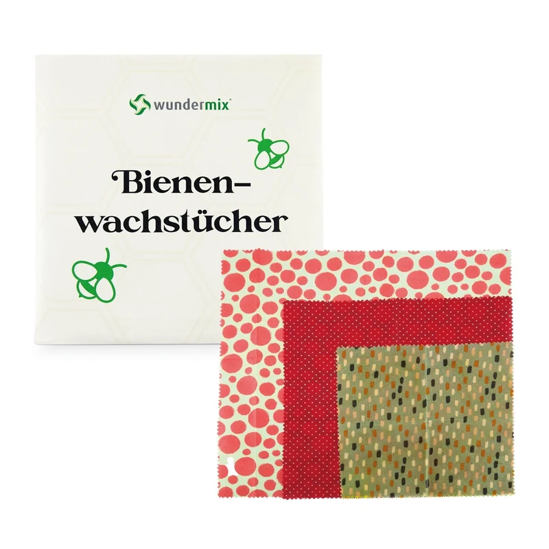 Wundermix Bienenwachstücher 3er-Set | Größe S/M/L «Harmony»