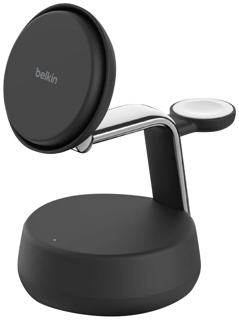 Belkin UltraCharge Pro 3-in-1 Magnetic Charging Dock, Charcoal