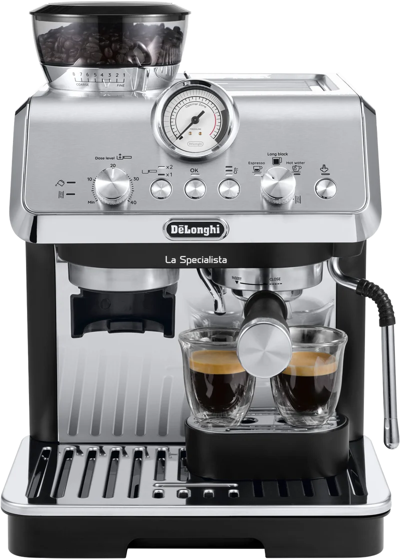 DeLonghi La Specialista Arte Manual Coffee Machine, Metal Black