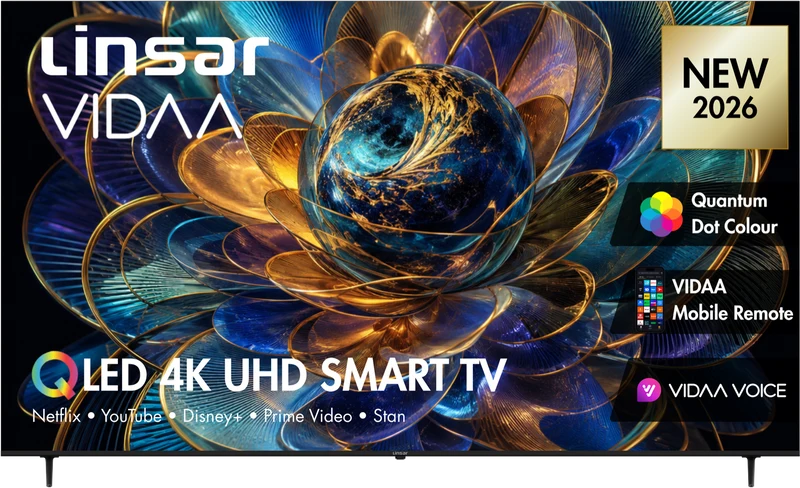 Linsar 85" QLED 4K Ultra HD TV 2026