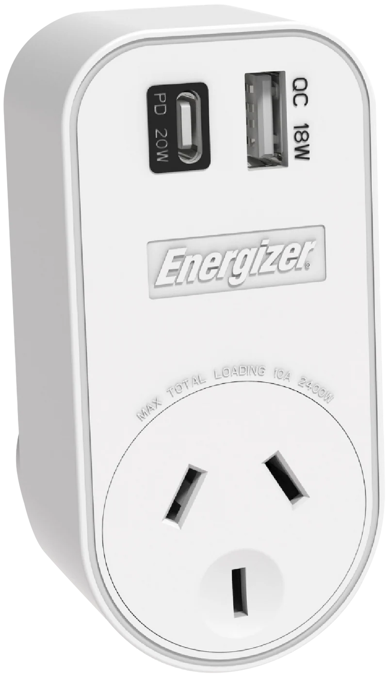 Energizer Power Adapter with Surge Protection