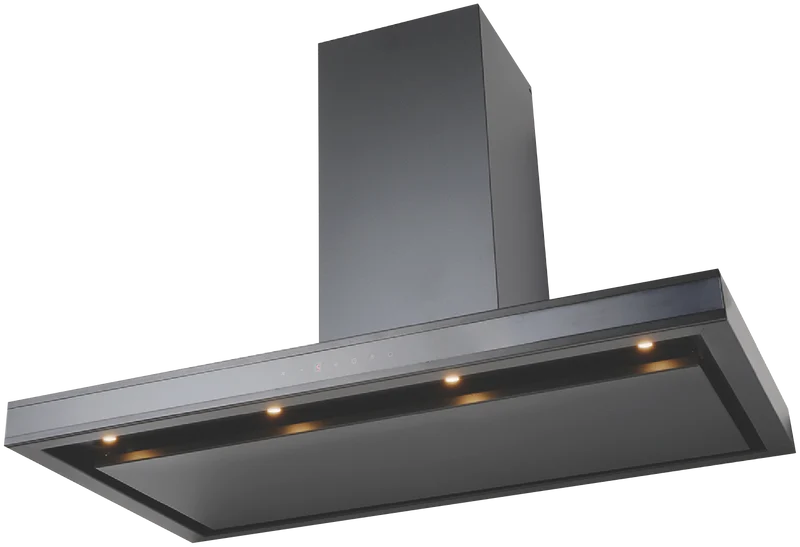 Schweigen 90cm Silent Canopy Rangehood, Black (2 BOXES)