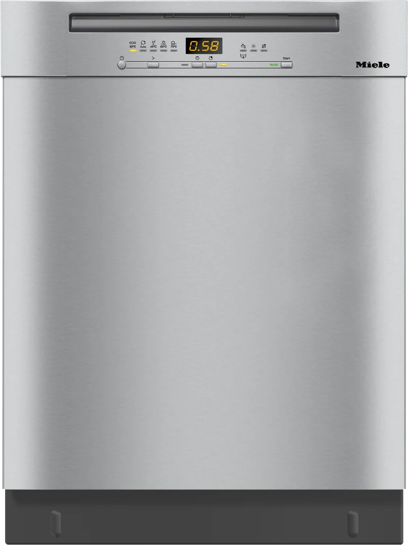 Miele 60cm Built-Under Dishwasher with QuickPowerWash and AutoOpen Drying, CleanSteel