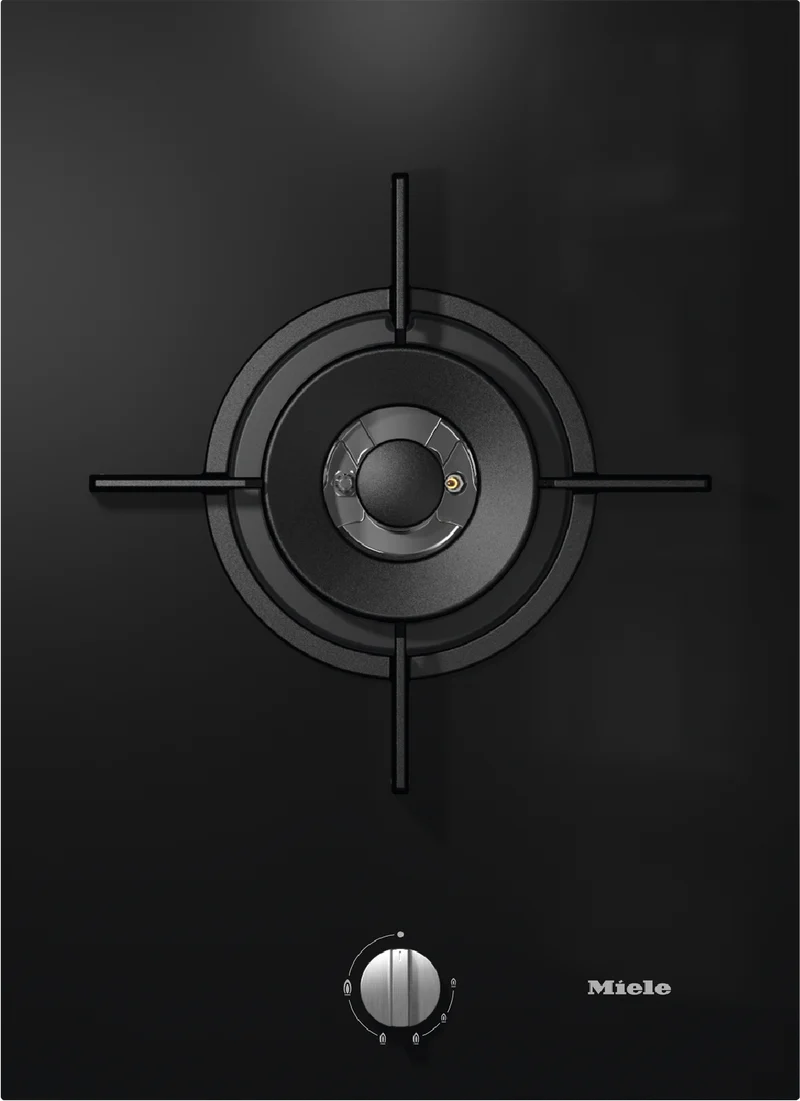 Miele 38cm Single Burner Gas Cooktop, Ceramic Glass