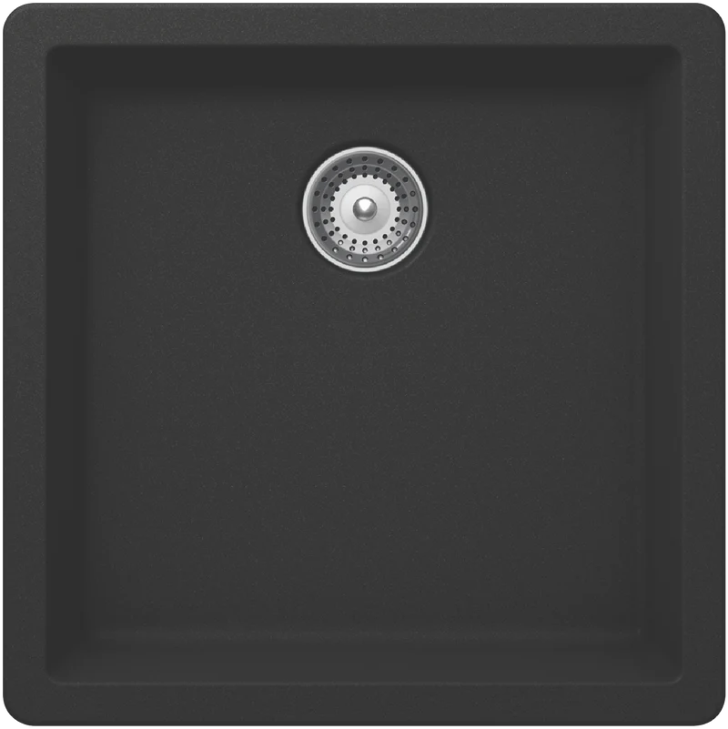 Hafele Quartz G2 Single Bowl Sink - Onyx