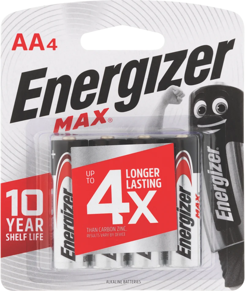 Energizer Maxx AA Batteries - 4 Pack