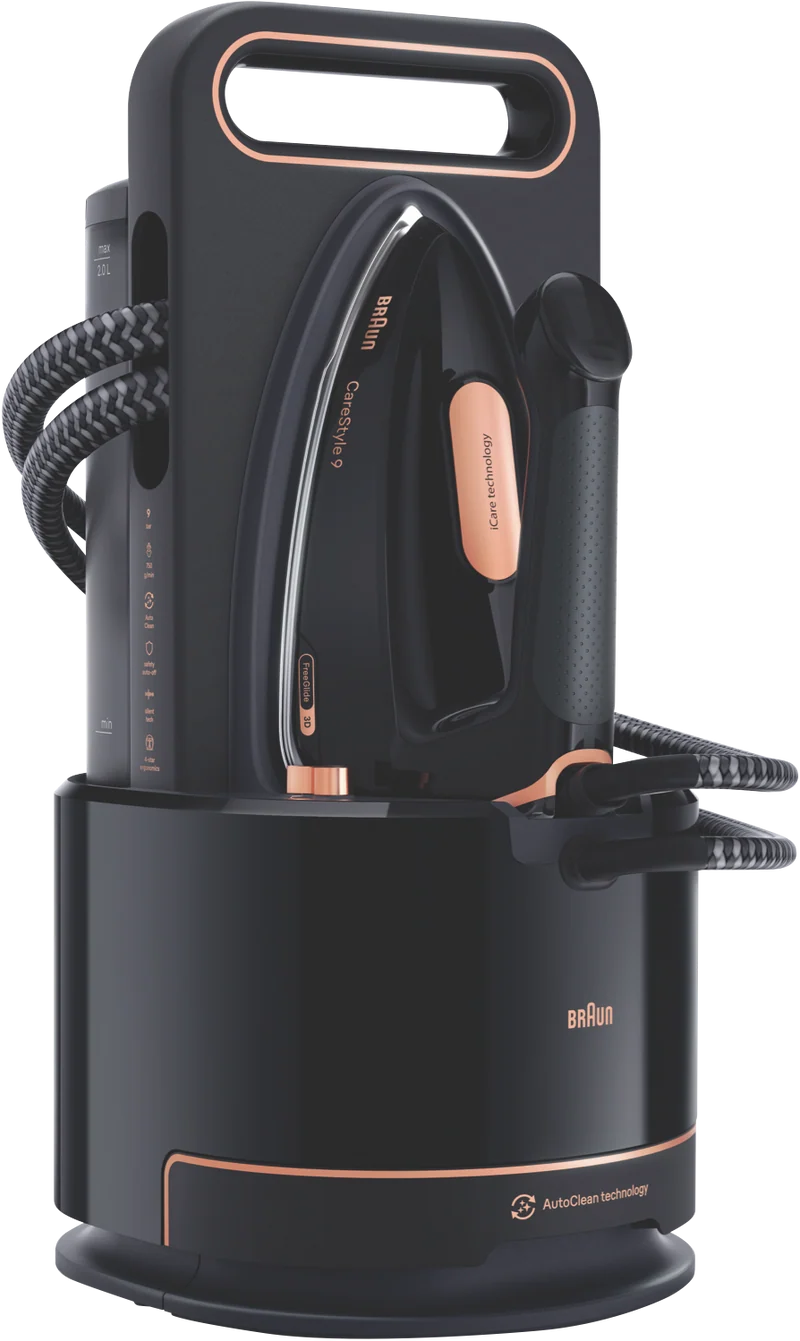 Braun Carestyle 9 Steam Station Black Gold