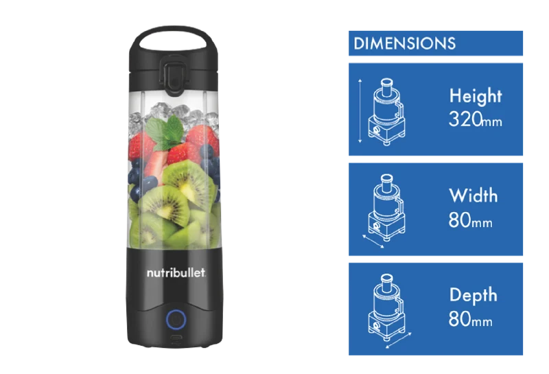 NUTRIBULLET Portable Blender, Black