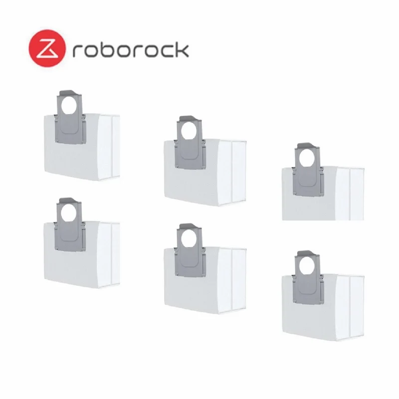 Roborock Disposable Dust Bag 6 Pack - White - S8 Pro Ultra, Q8 Max Plus