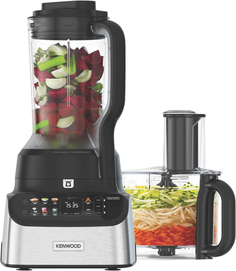 Kenwood Multi Pro One Touch Food Processor And Blender, Silver