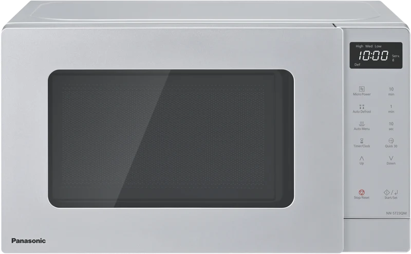 Panasonic 20L 800W Compact Microwave, Silver