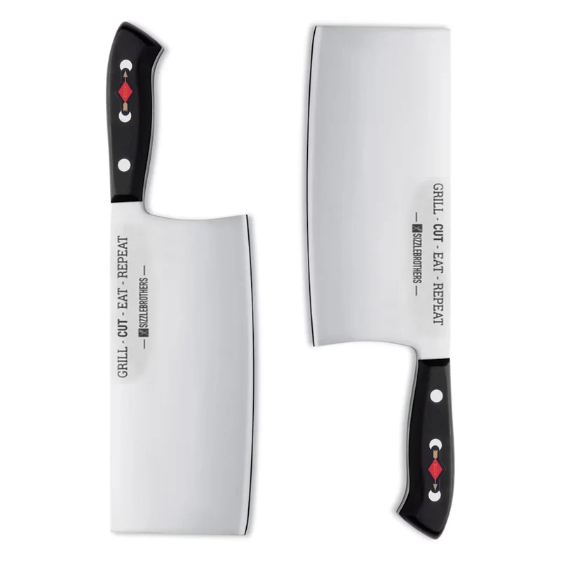 Chinesisches Kochmesser (18 cm) - SizzleBrothers Edition