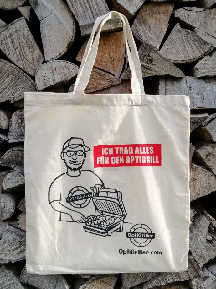OptiGriller Beutel "Ich trag alles für den OptiGrill"