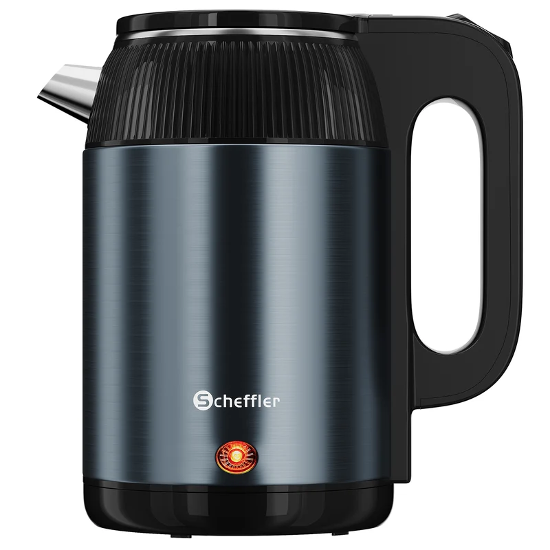 Cordless Kettle 2.2L 1500W BPA-free, Fast Boiling, Retro Design Blue/Rose Gold