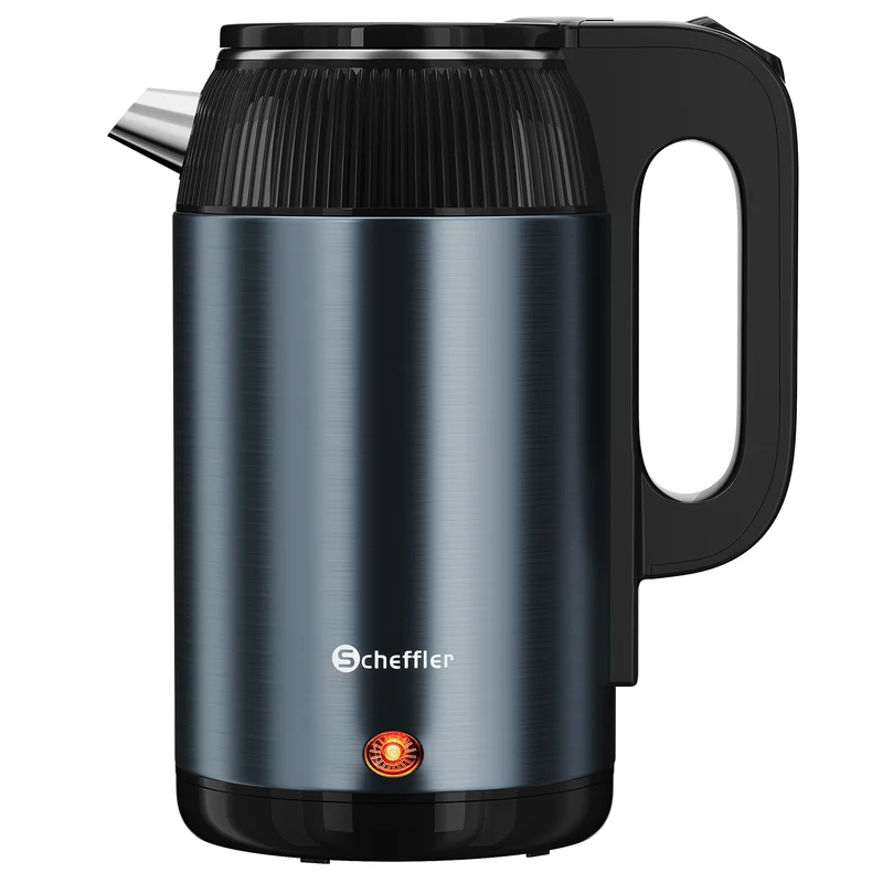 Cordless Kettle 3L 1500W BPA-free, Fast Boiling, Retro Design Blue/Rose Gold