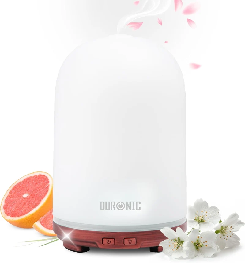 Duronic AD12 Aroma Diffuser, 100 ml Wassertank, Diffusor für ätherische Öle