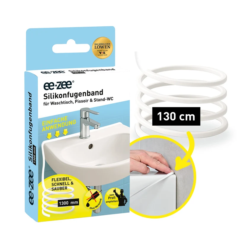 Fugenband 130 cm für Waschtisch/Waschbecken