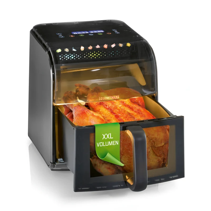 Heißluftfritteuse mit Panoramadach und Frontfenster - 7 l
