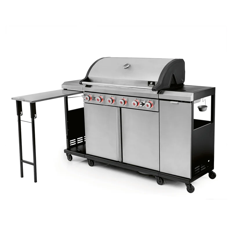 Gasgrill 6.1 Grillwagen mit 6 Brennern
