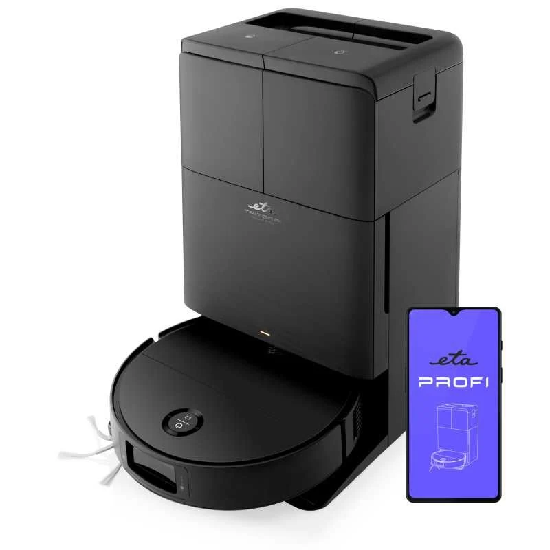 Roboterstaubsauger ETA Triton AI Aqua Pro 8993 90000 schwarz