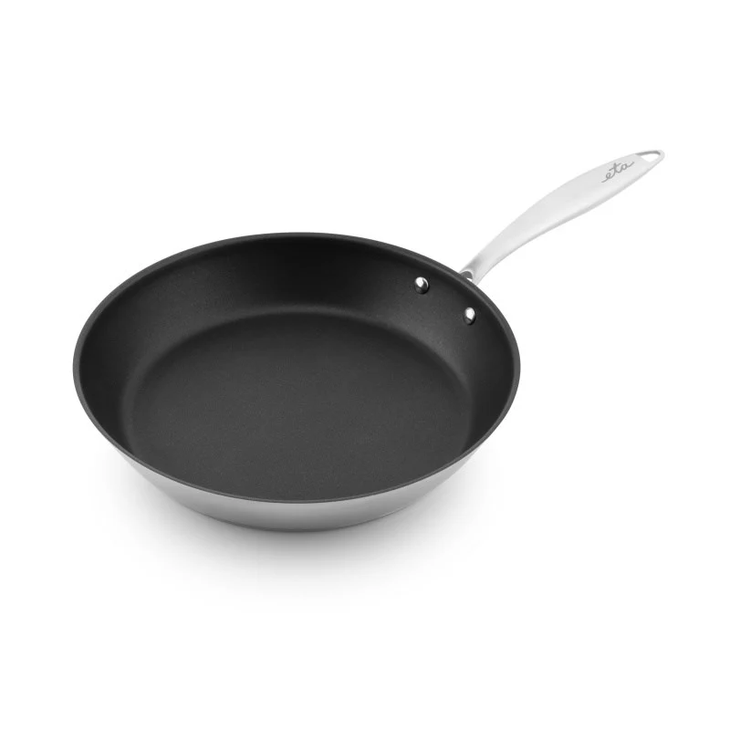 Pfanne ETA INOX 5930 90000, 28 cm schwarz/silber