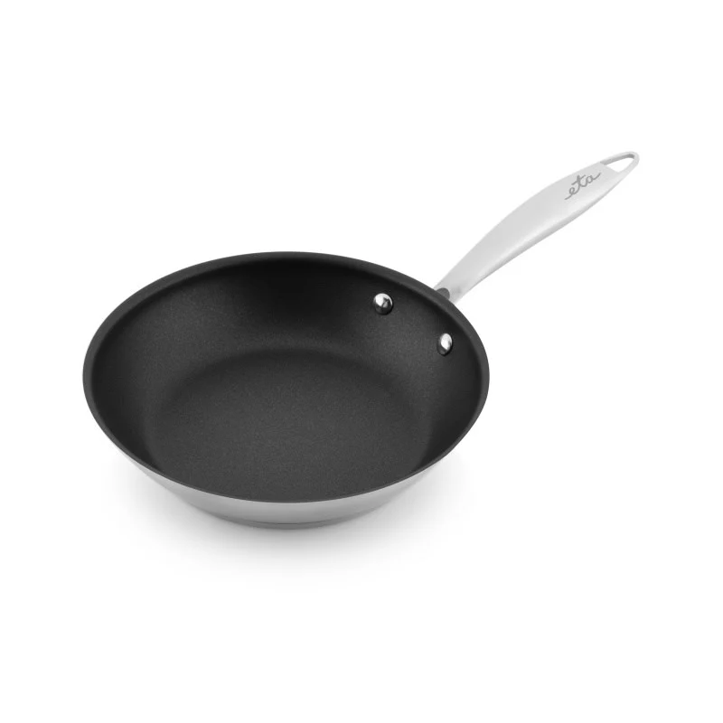 ETA INOX 3930 90000 Pfanne 20 cm schwarz/silber