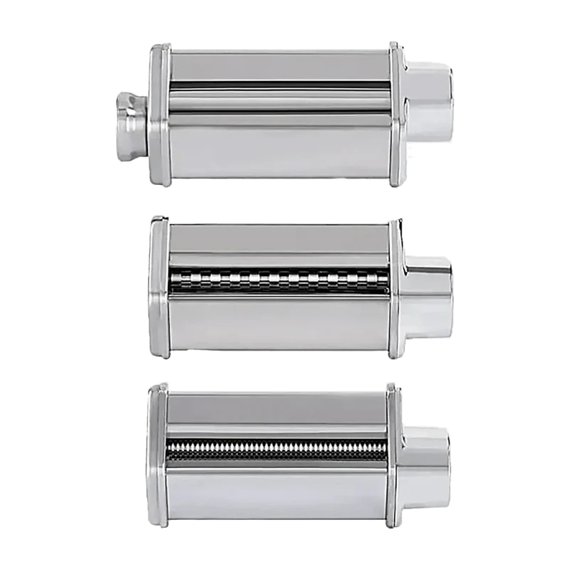 ERATEC Nudelwalzen-Set Edelstahl 3-teilig – Pasta-Aufsatz für KF-967